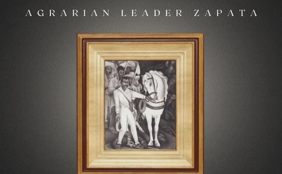 迭戈•里维拉《农民领袖萨帕塔》